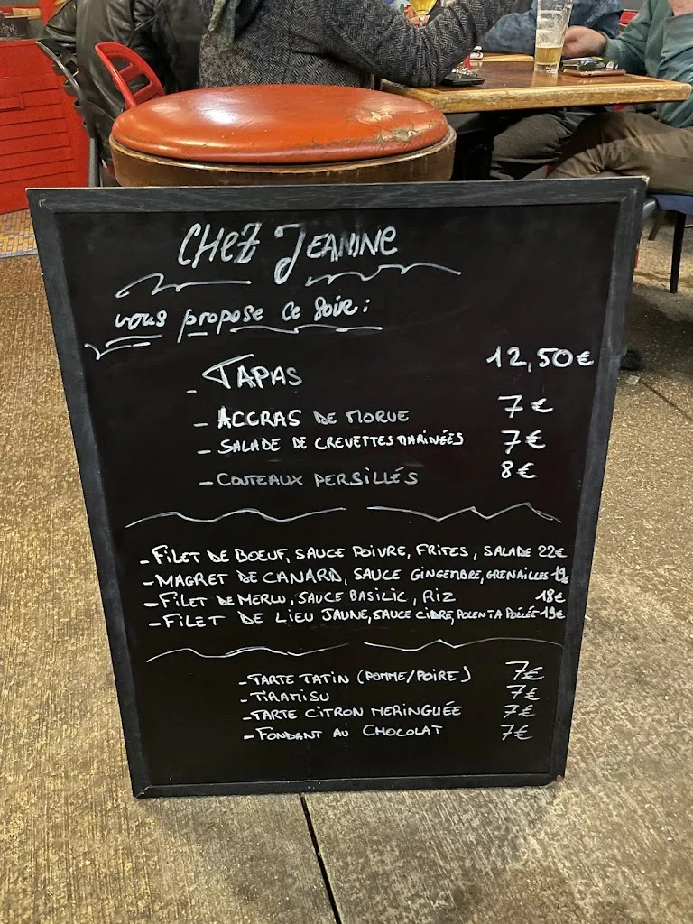 Menu_Chez Jeanine_Douarnenez_image_1