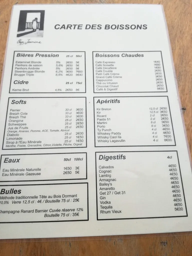 Menu_Chez Jeanine_Douarnenez_image_3