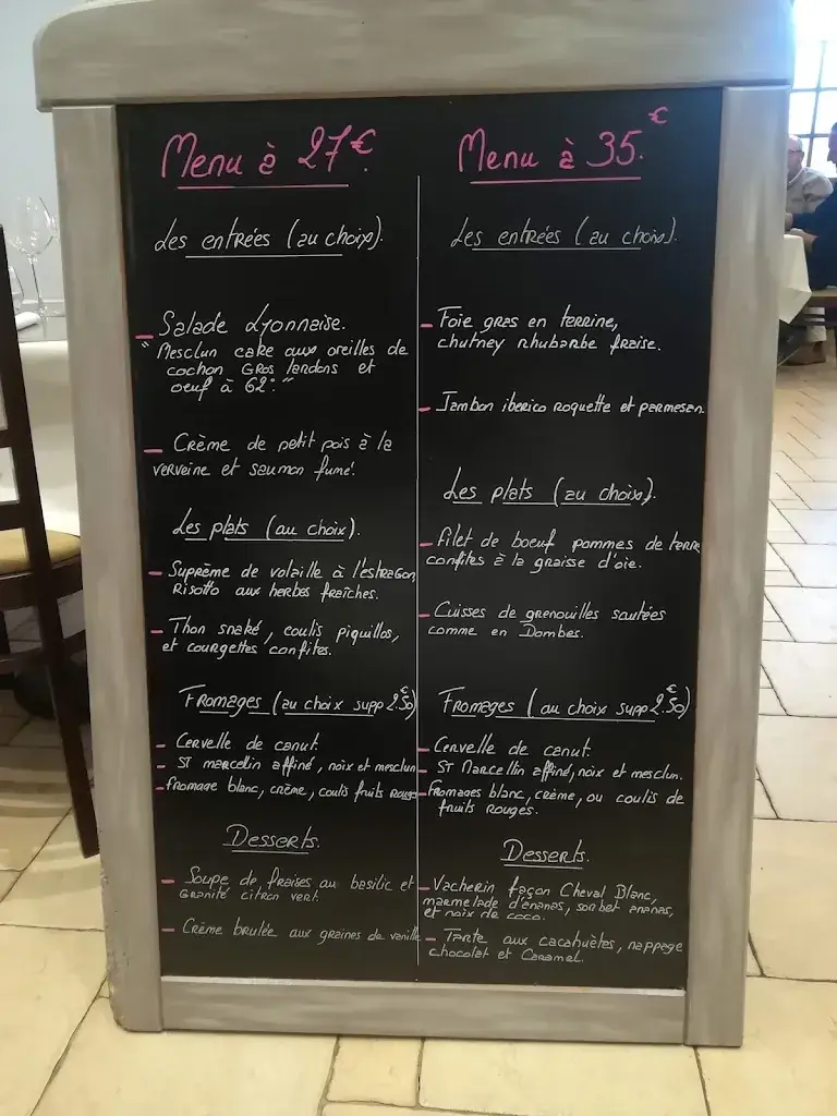 Menu_Le Cheval Blanc_Montluel_immagine_1
