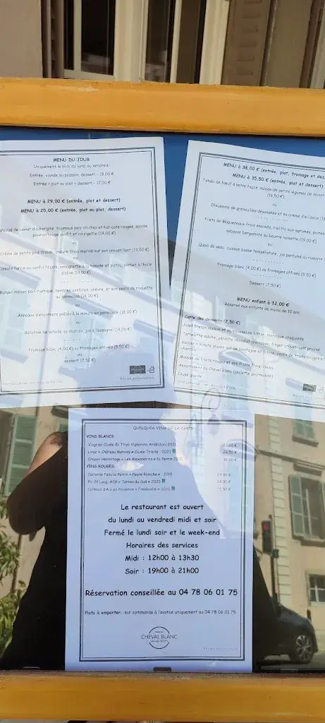 Menu_Le Cheval Blanc_Montluel_immagine_3