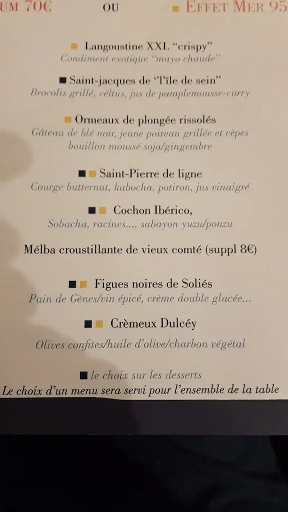 Menu_Restaurant Allium, Quimper_Quimper_image_3