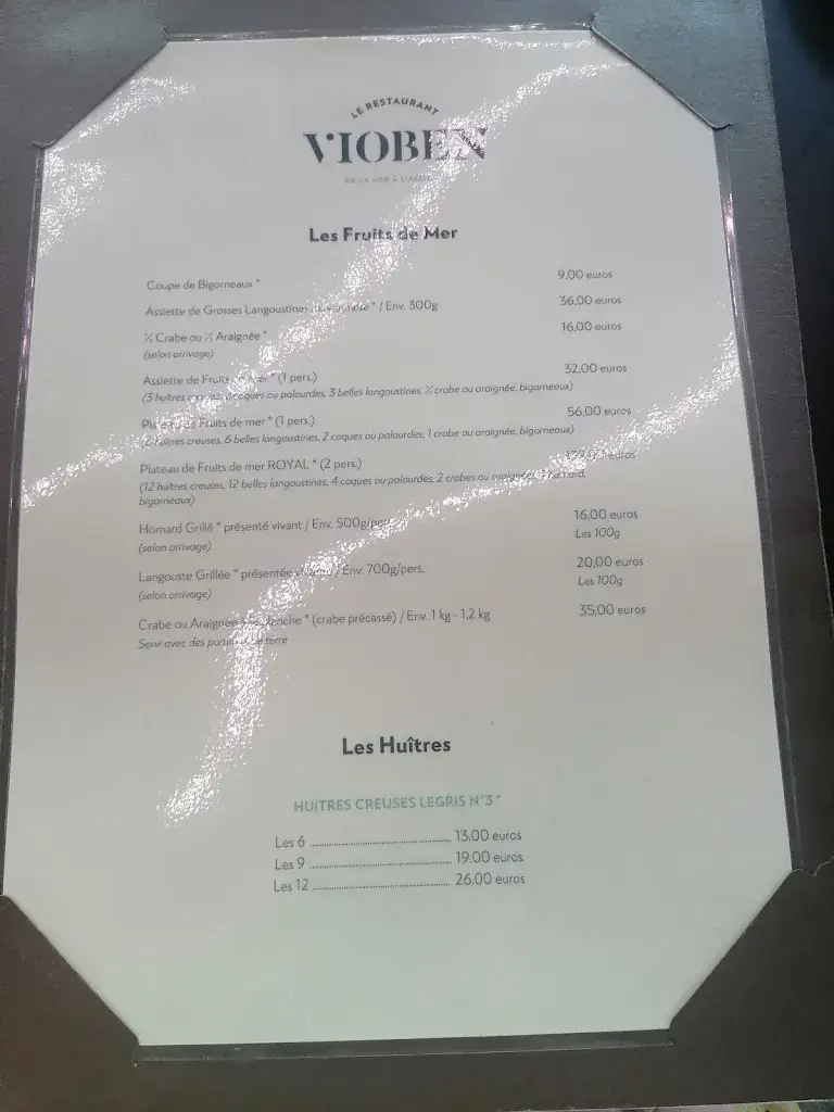 Menu_Restaurant Le Vioben, Port de l'Aber Wrac'h_Landéda_image_1