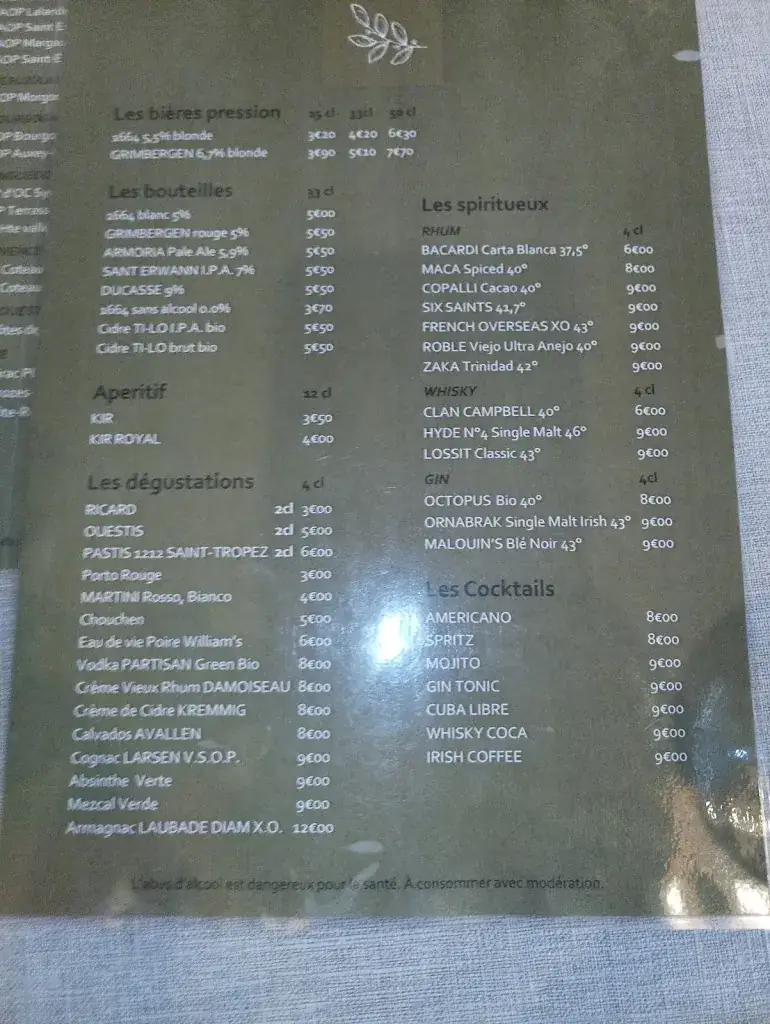 Menu_La Maison des Mets_Gouesnou_image_4