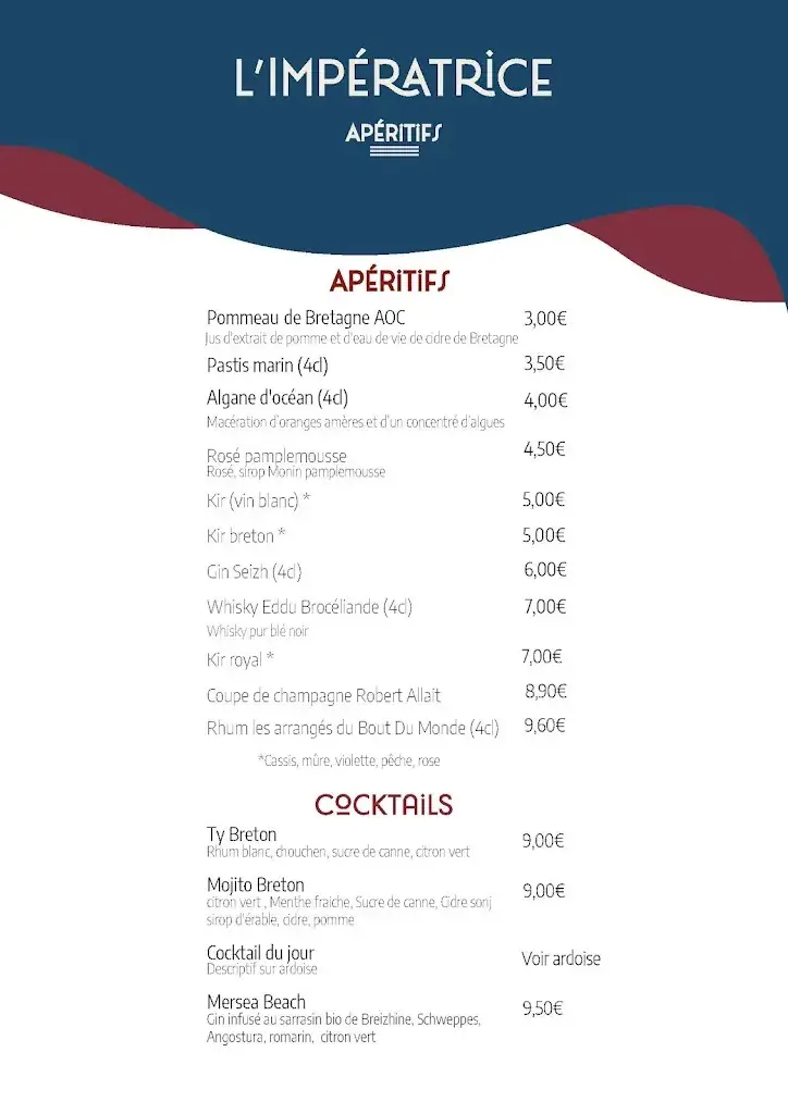 Menu_L'Impératrice by Breizhine – Restaurant Crêperie & Épicerie fine_Plougastel-Daoulas_immagine_4