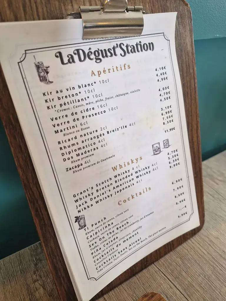 Menu_La Dégust' Station - Restaurant Gastronomique Brest_Plougastel-Daoulas_image_3