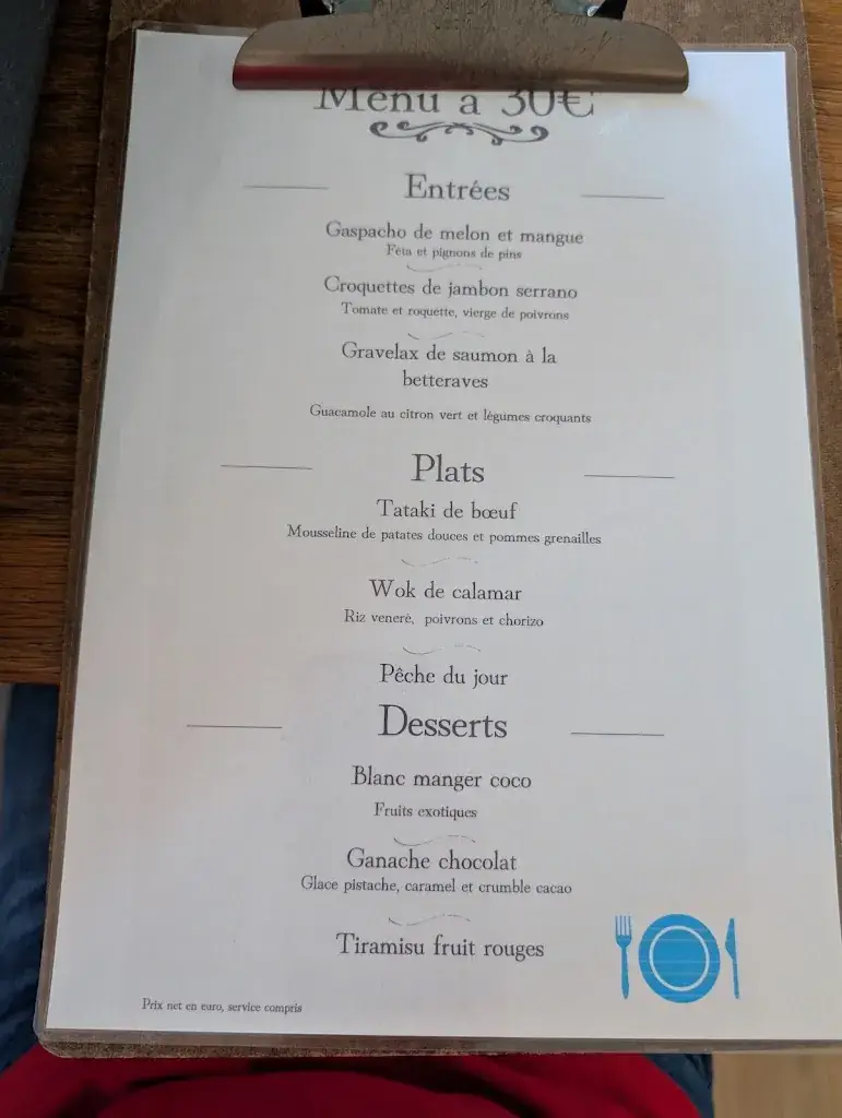 Menu_Restaurant L'atelier Perros-guirec_Perros-Guirec_immagine_2