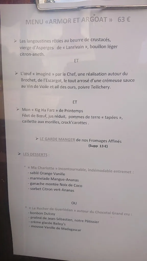 Menu_Auberge Grand'Maison_Guerlédan_image_2