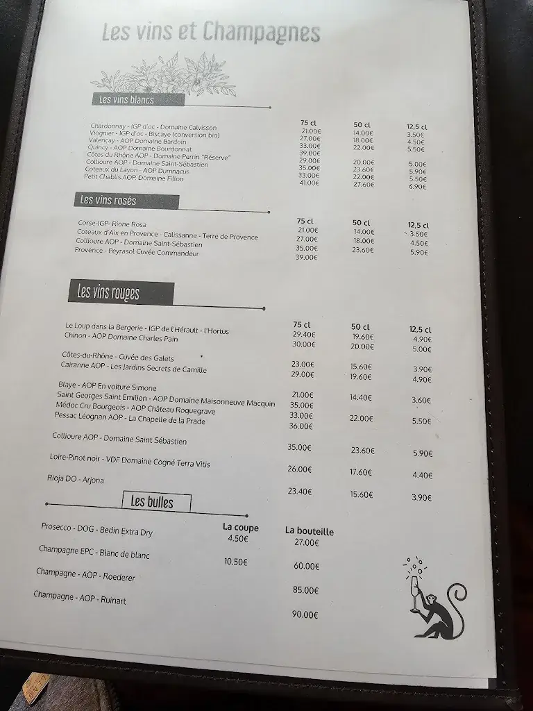 Menu_La Verrière_Concarneau_image_1