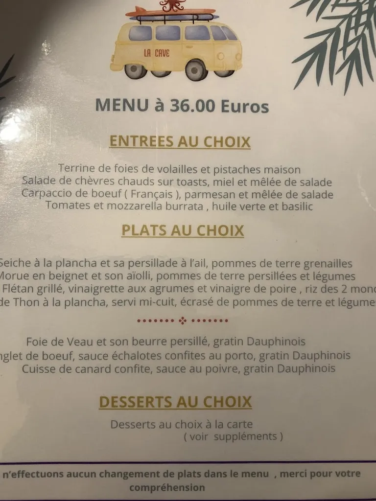 Menu_Restaurant LA CAVE_Meximieux_immagine_1