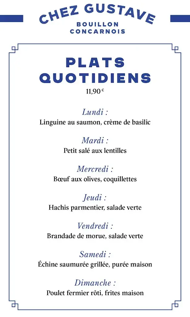 Menu_Chez Gustave_Concarneau_image_1