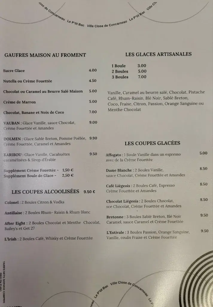 Menu_Le P'tit Bac restaurant_Concarneau_image_2