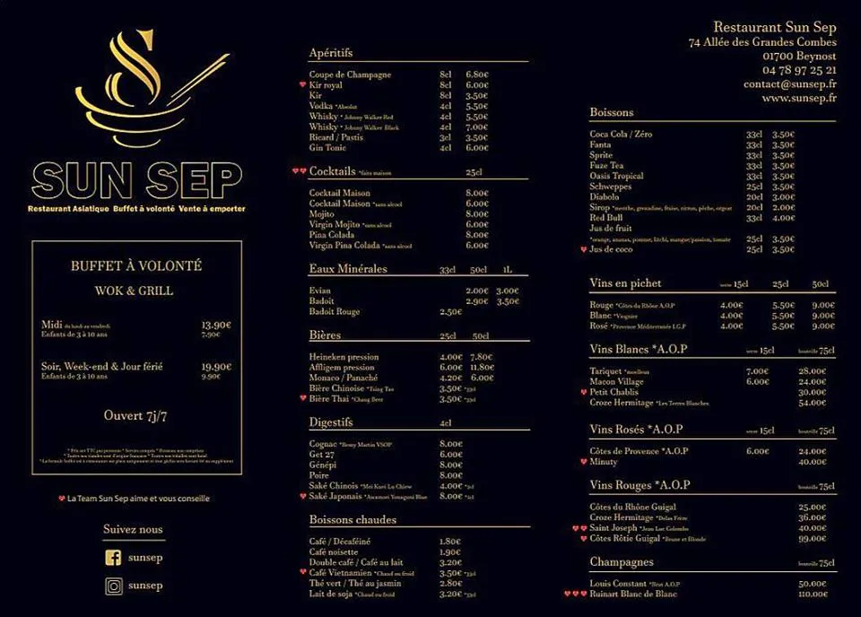 SUN SEP ristorante a Beynost