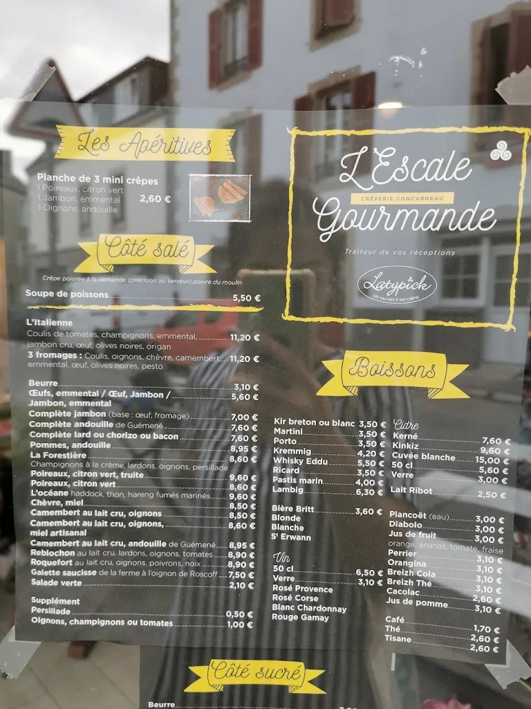 Menü_Crêperie Concarneau - L' Escale Gourmande_Concarneau_Bild_3