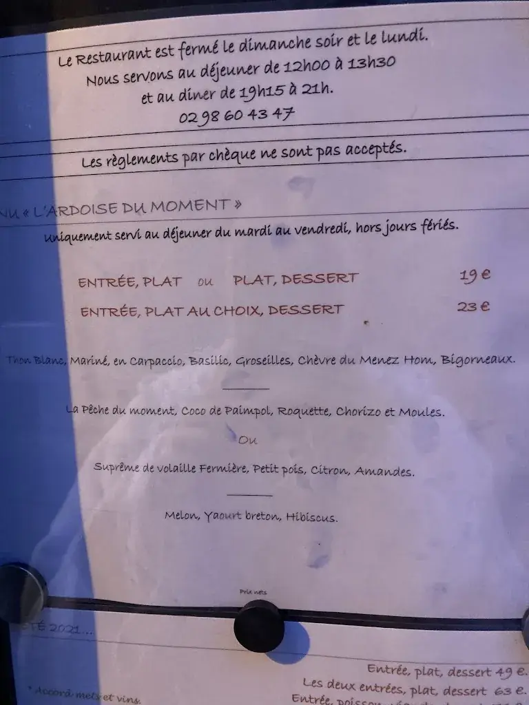 Menu_Le Flaveur_Concarneau_image_2