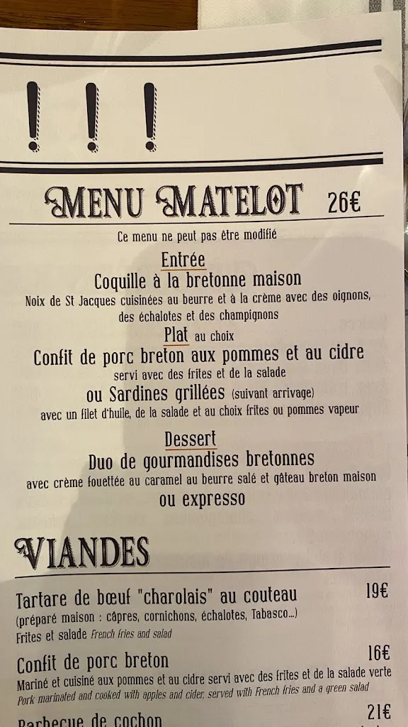 Menu_La Porte Au vin_Concarneau_image_1