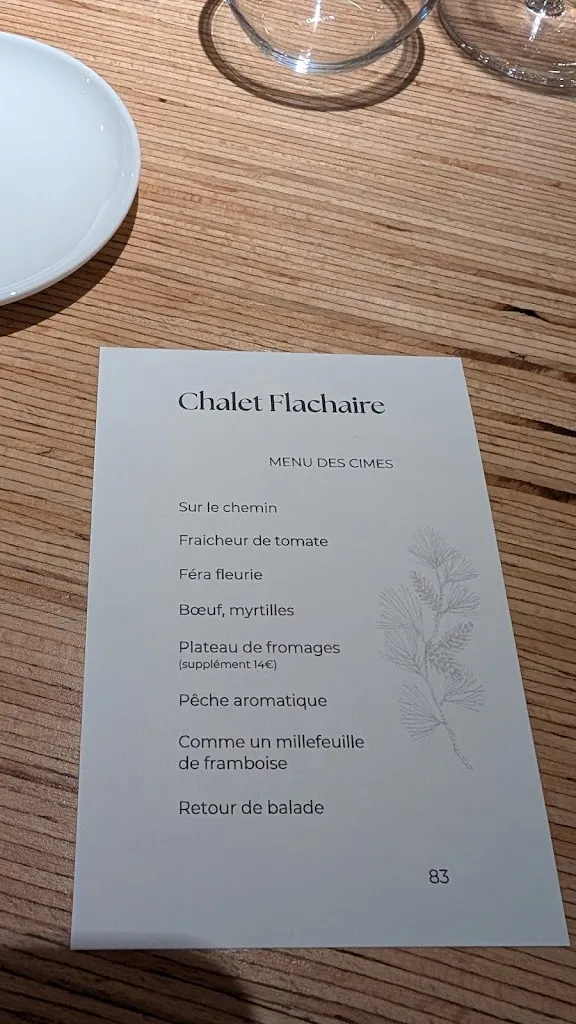Menu_Chalet Flachaire_Abondance_image_1