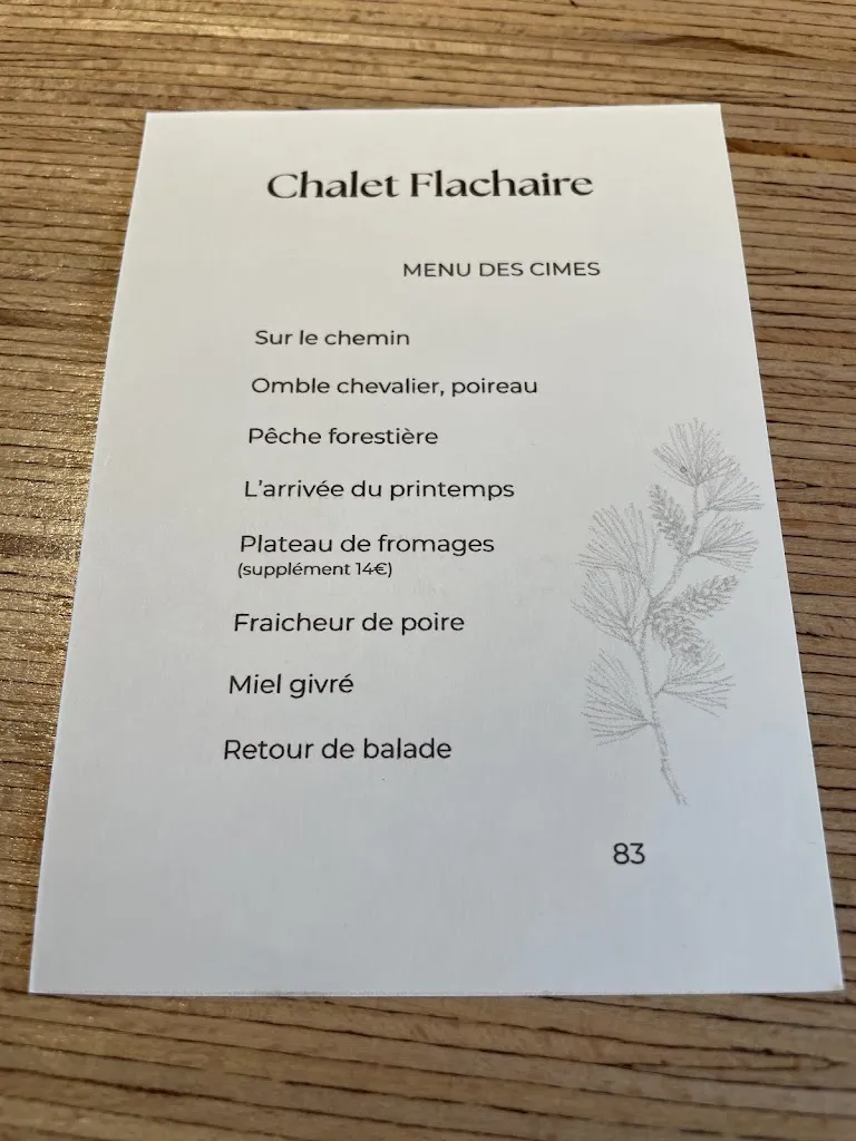 Menu_Chalet Flachaire_Abondance_image_3