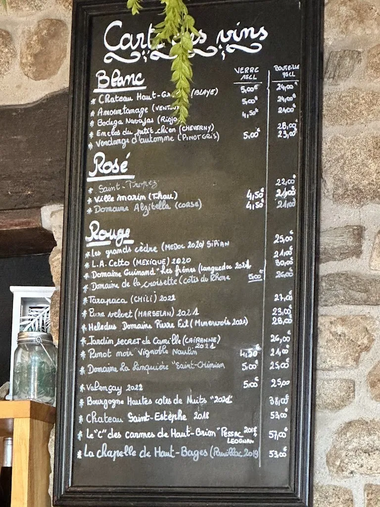 Menu_Le Bistrot Du Coin_Fouesnant_image_1