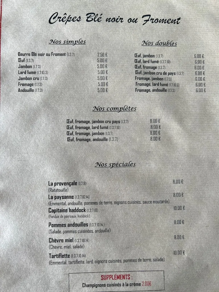 Menu_La Flambée_Crozon_image_1