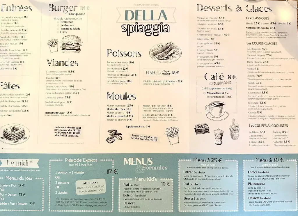 Menu_Della Spiaggia_Crozon_immagine_1