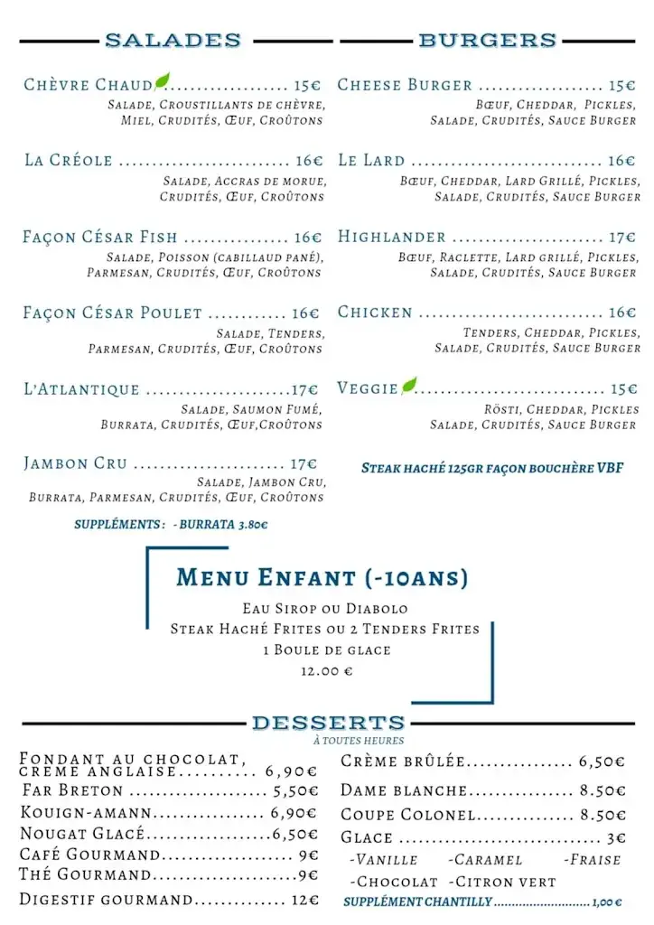 Menu_LE BRETAGNE Pizzeria Brasserie_Crozon_image_2