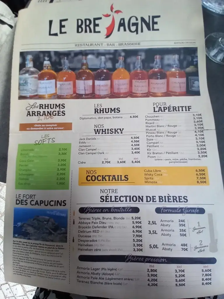 Menu_LE BRETAGNE Pizzeria Brasserie_Crozon_image_4