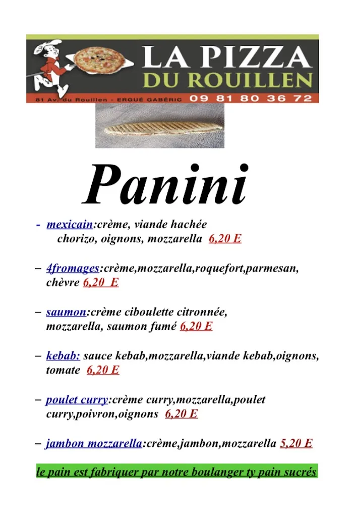 Menu_La Pizza Du Rouillen_Ergué-Gabéric_image_1