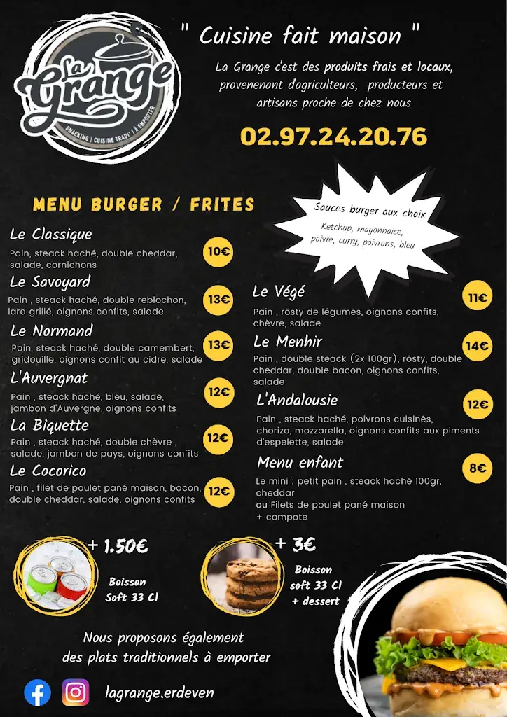 Menu_La Grange_Erdeven_image_1