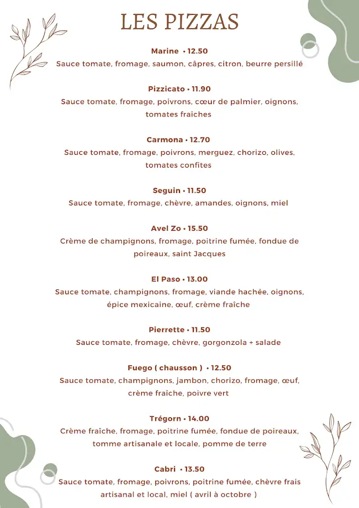 Menu_La Pie ´ Zeria du Canal_Paule_image_1