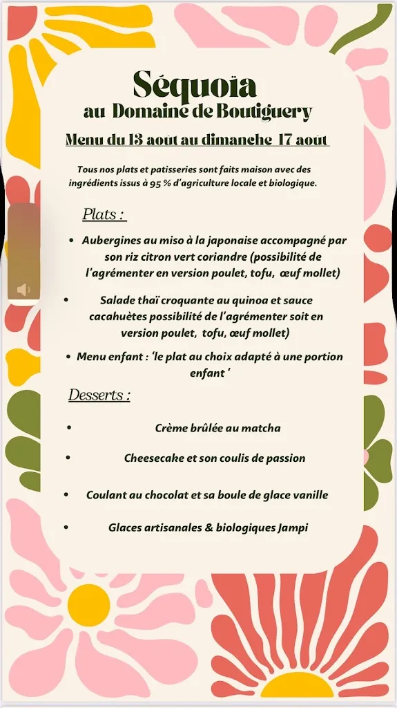 Menu_Café Restaurant Séquoia_Gouesnach_image_1