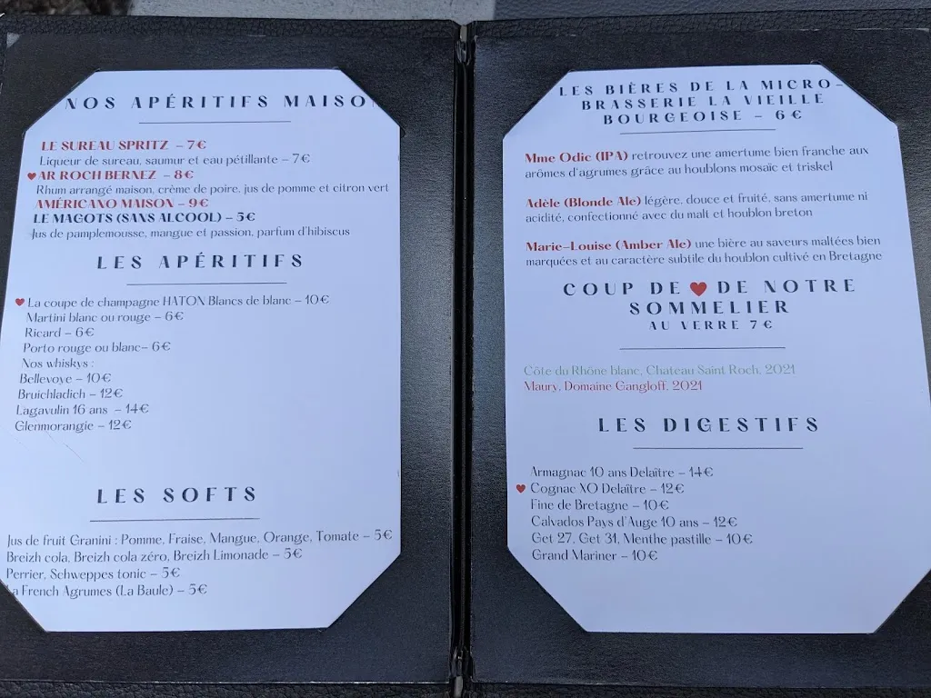 Menu_Auberge des Deux Magots_Roche-Bernard_image_1