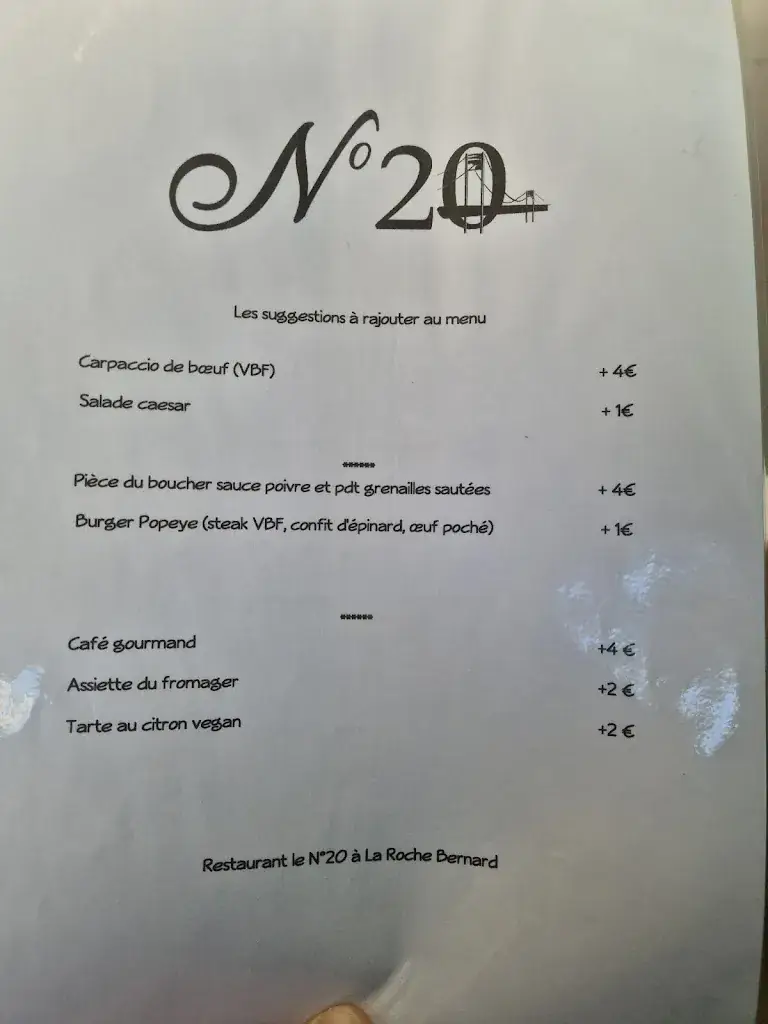 Menü_Le N°20 la roche Bernard_Roche-Bernard_Bild_4