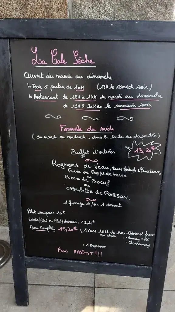 Menu_Bar restaurant traiteur La Cale Sèche_Arzal_immagine_1