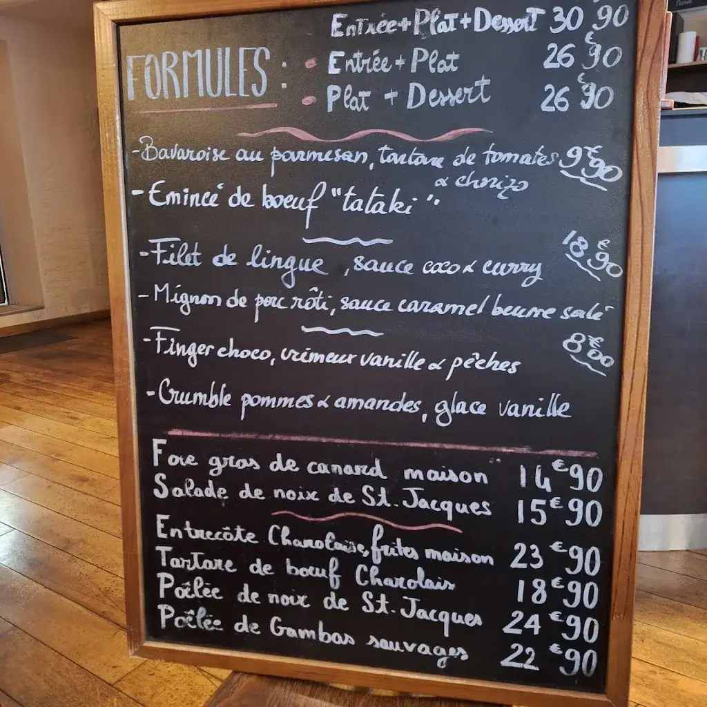 Menu_Côté Bistrot_Quimper_image_2