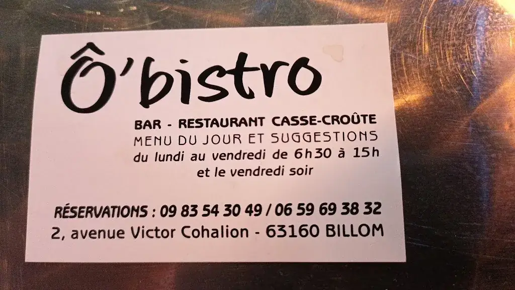 Menu_Ô Bistro..._Billom_image_3