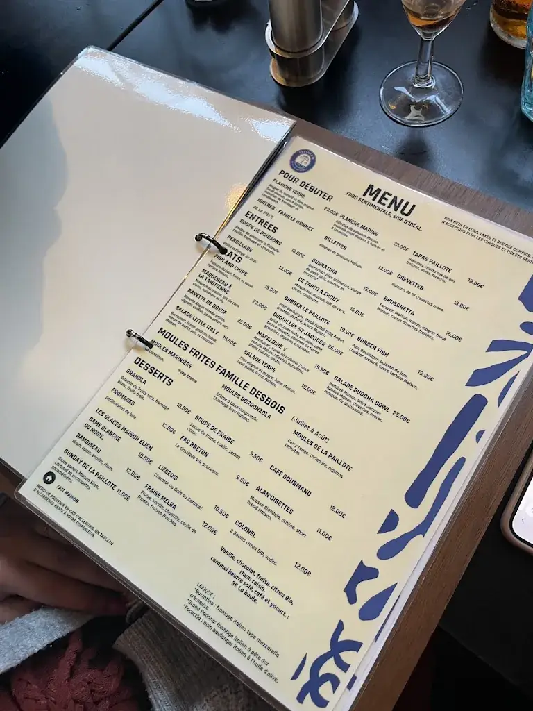 Menu_La Paillote - Restaurant - Bar - Rhumerie_Erquy_image_1