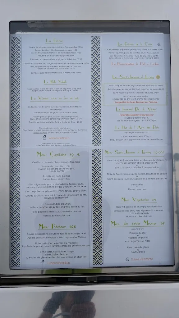 Menu_L'Abri Des Flots - Restaurant_Erquy_image_3