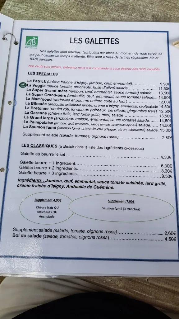 Menu_La Crêperie du Pêcheur_Erquy_image_3