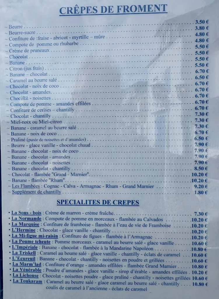 Menu_Crèperie Le Reflet De La Mer_Erquy_immagine_1