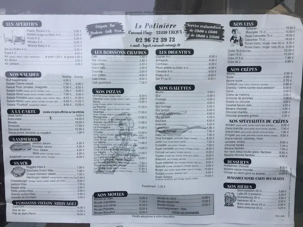 Menü_Le Clapotis_Erquy_Bild_3