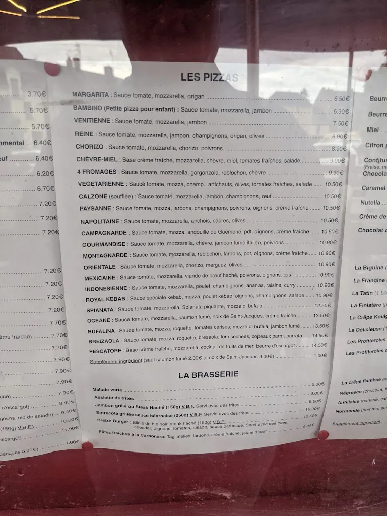 Menu_La Gourmandise Pizzeria Crêperie Restaurant 35390 Grand-Fougeray_Grand-Fougeray_image_4