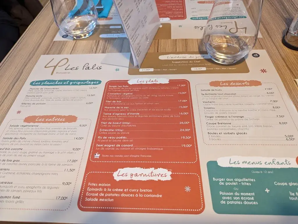 Menu_Hôtel Brasserie Les Palis_Grand-Fougeray_image_2