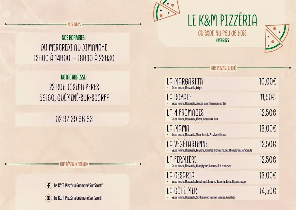 Menu_Le K&M Guémené-sur-Scorff_Guémené-sur-Scorff_image_2