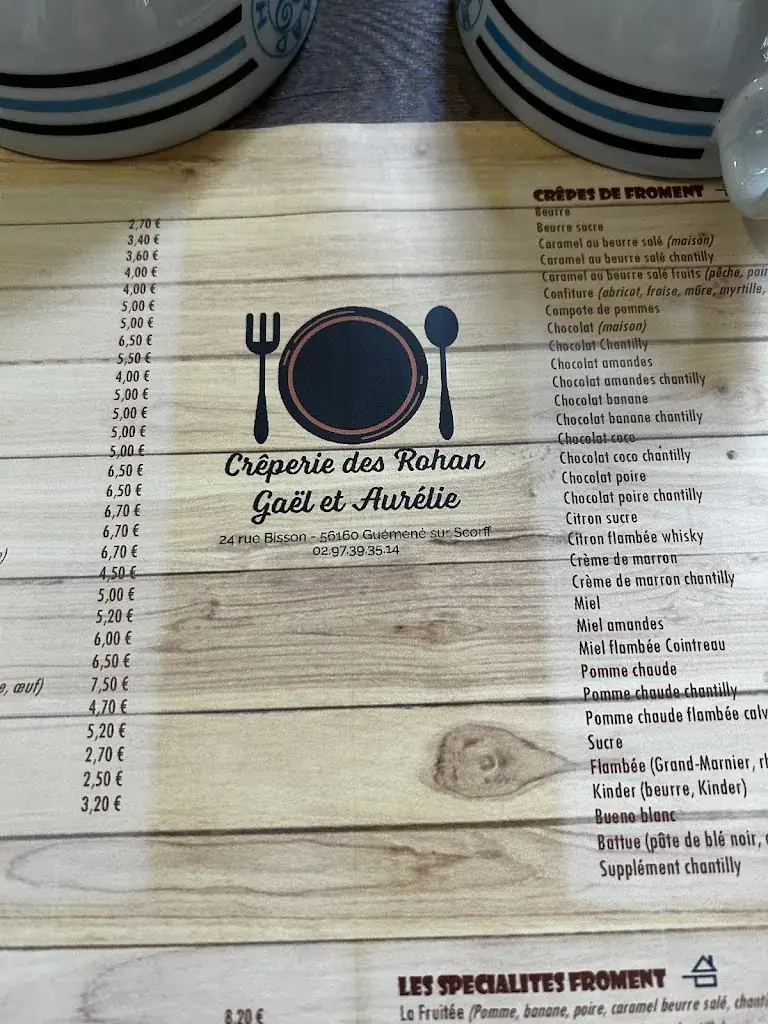 Menu_Crêperie des Rohan_Guémené-sur-Scorff_image_1