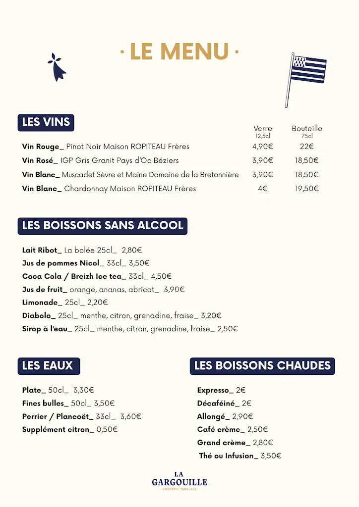 Menu_La Gargouille_Guerno_image_2
