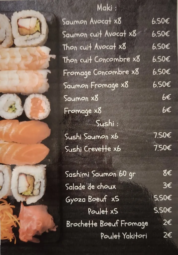 Menu_Sushi Wheel's_Billom_image_1