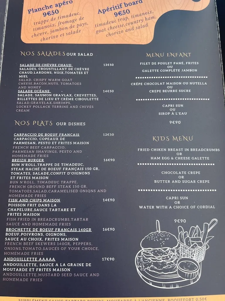 Menu_Crêperie la marine_Josselin_image_1