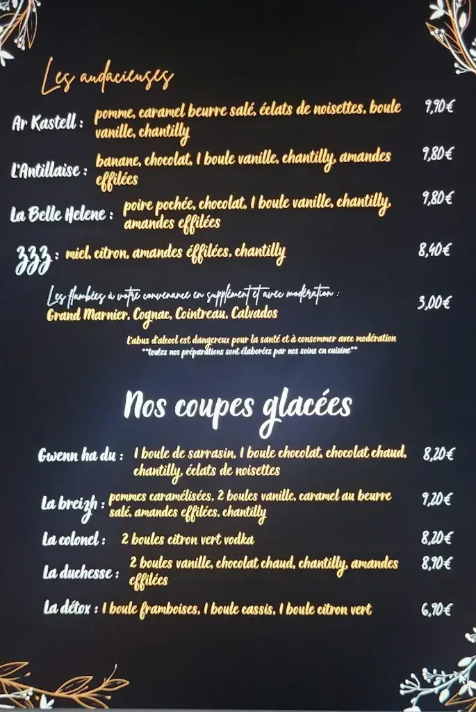 Menu_Ar Kastell - Crêperie Josselin_Josselin_image_1