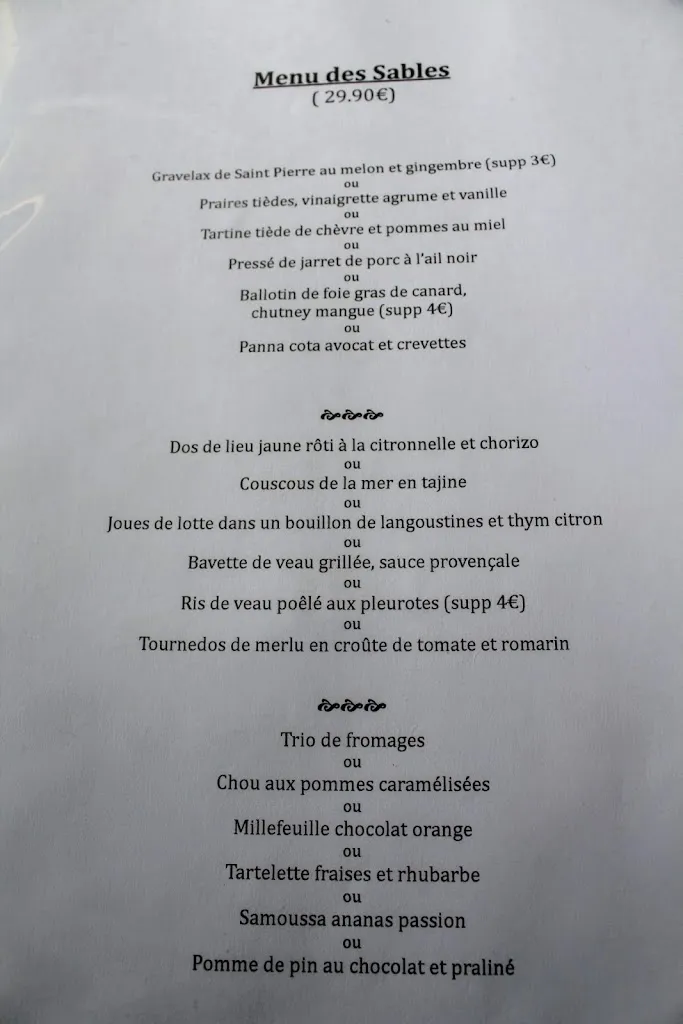 La Potinière Sables d'or les pins restaurant in Fréhel