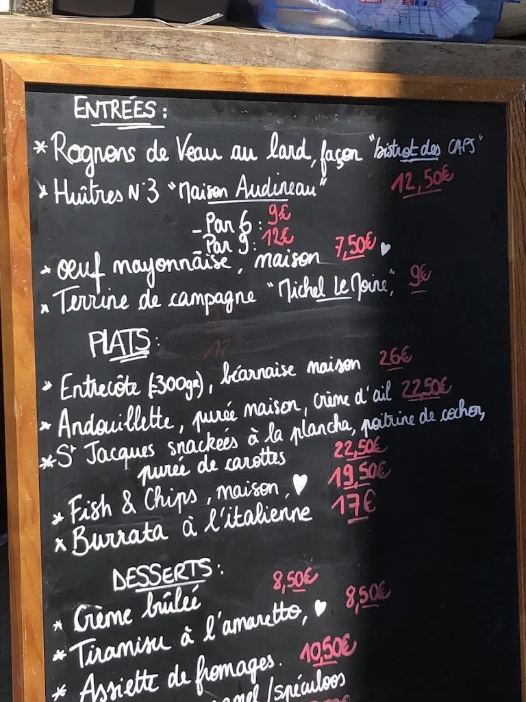 Menu_Le bistrot des sables_Fréhel_image_2